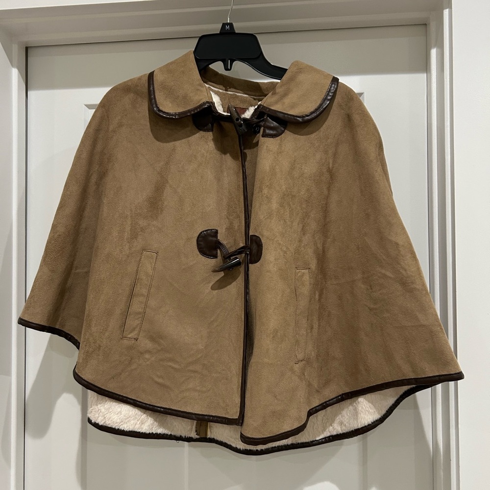 Hive and Honey medium cape for a light cover during winter.